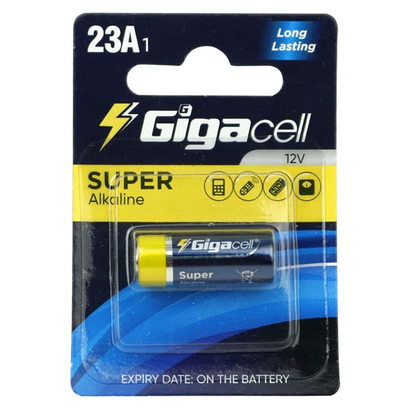 باتری ریموت کنترل Gigacell Super Alkaline 12V 23A (پک ضعیف)