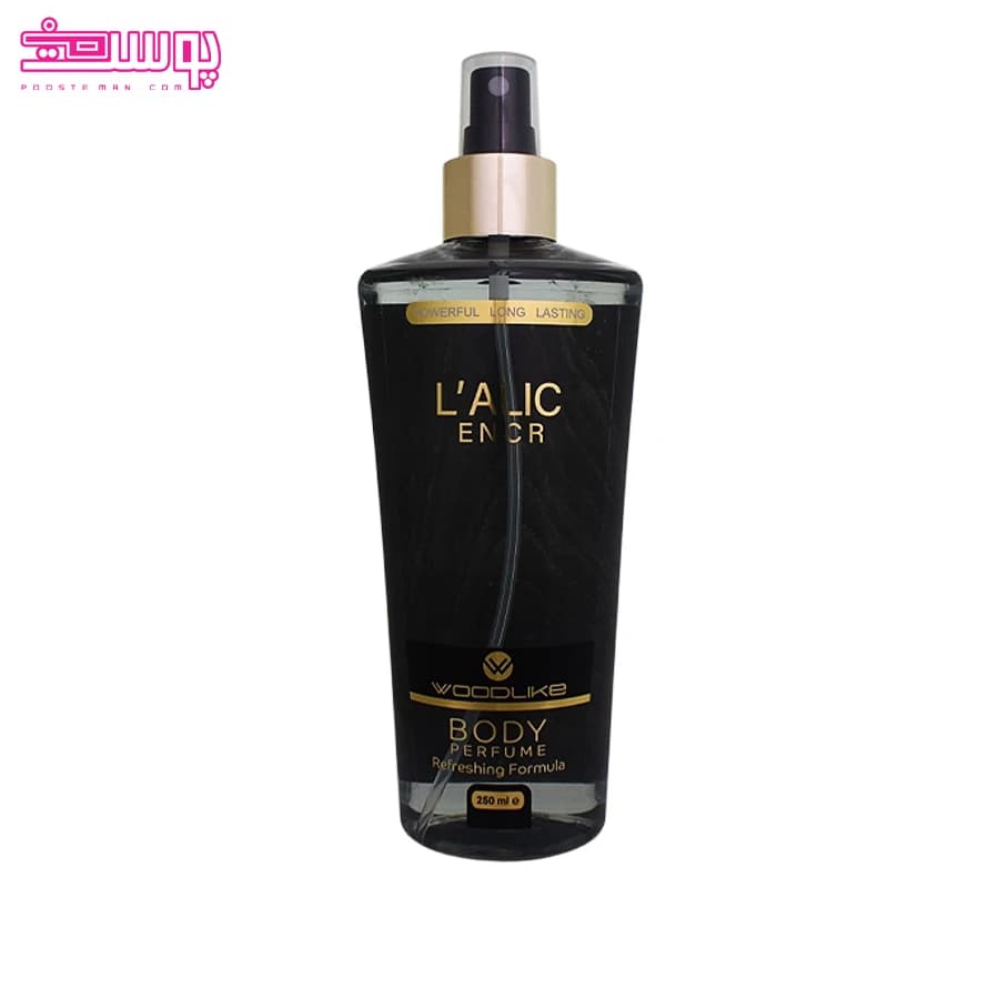 بادی اسپلش مردانه لالیک انکر وودلایک حجم 250ml