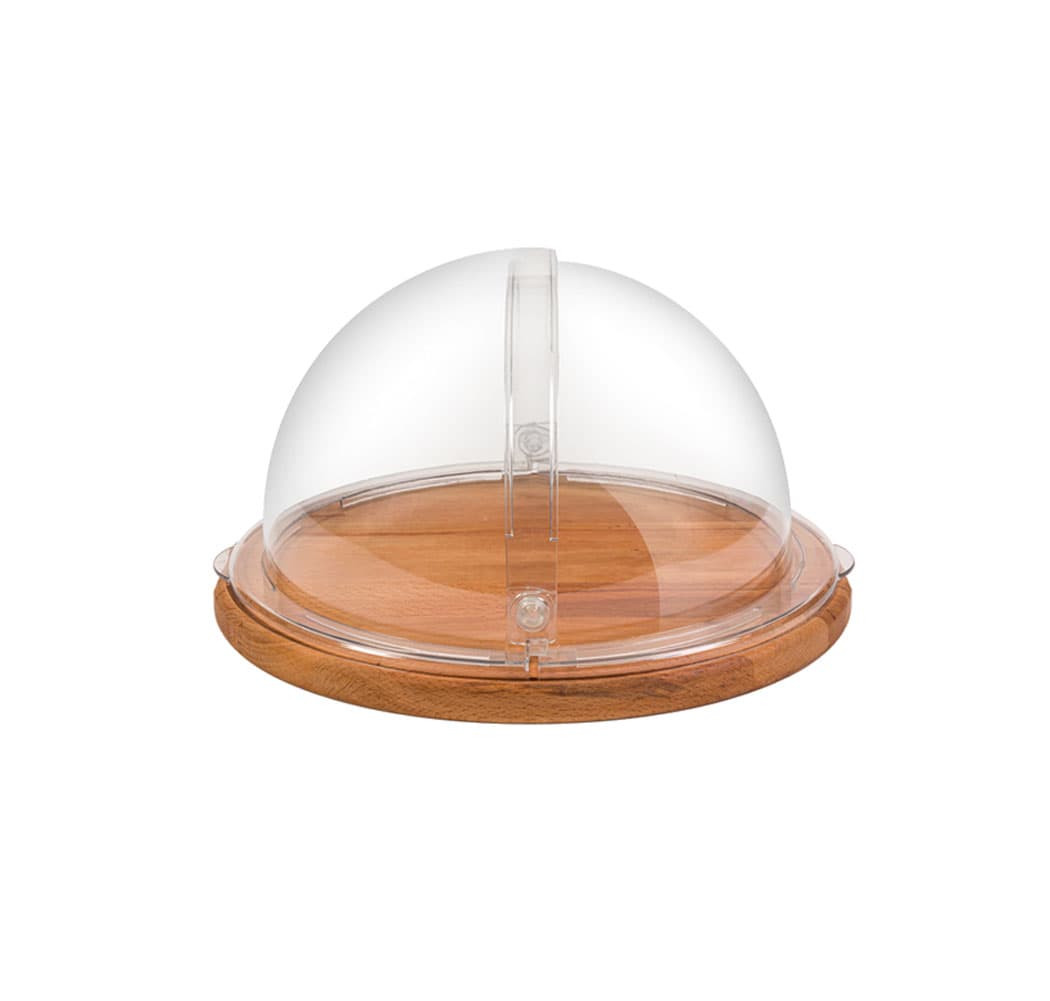 ظرف کیک کف چوبی لیمون (کد 2179)