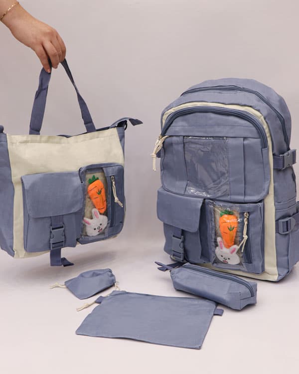 کوله پشتی ۵ تیکه خرگوش خوشحال