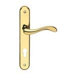 دستگیره در بهریزان مدل 2852 طلایی براق