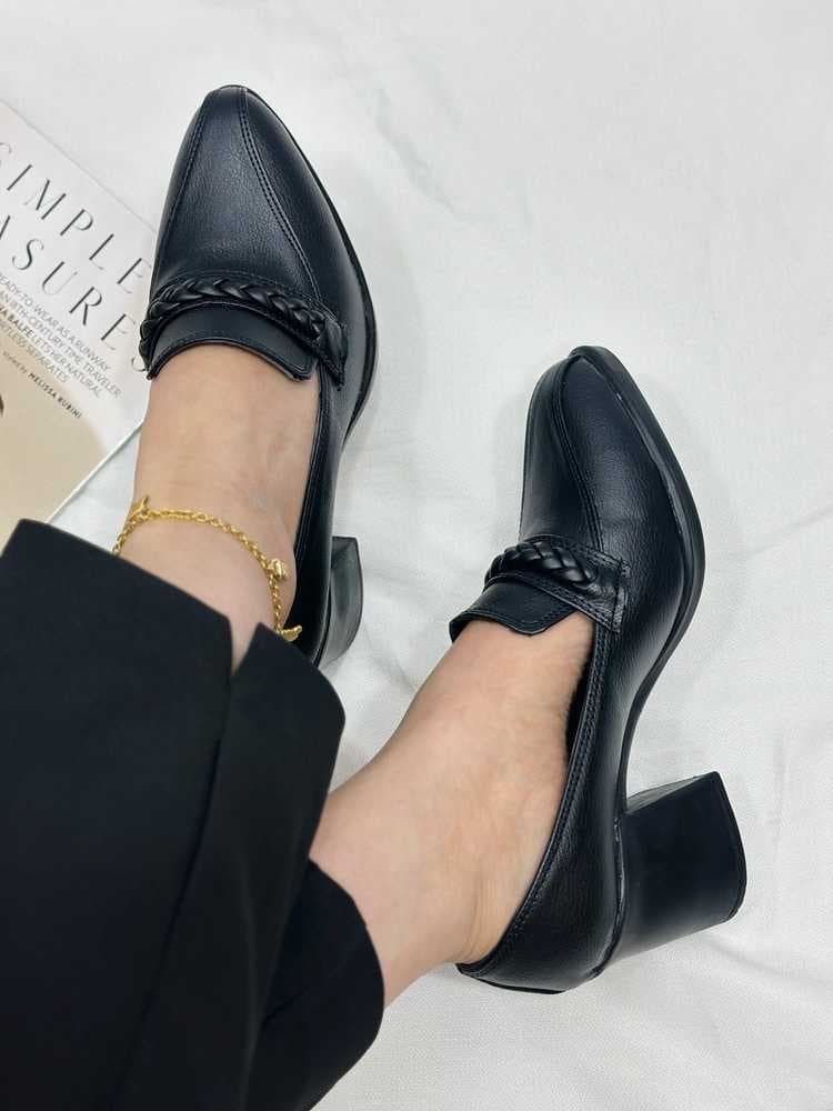 کفش پاشنه هفت سانت بافت