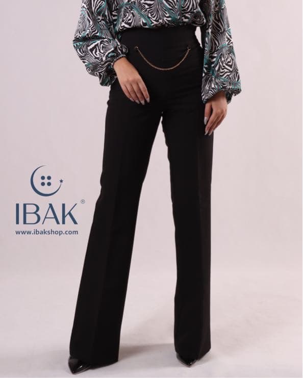 شلوار زنانه 2001 جلو زنجیری دمپا ایبک