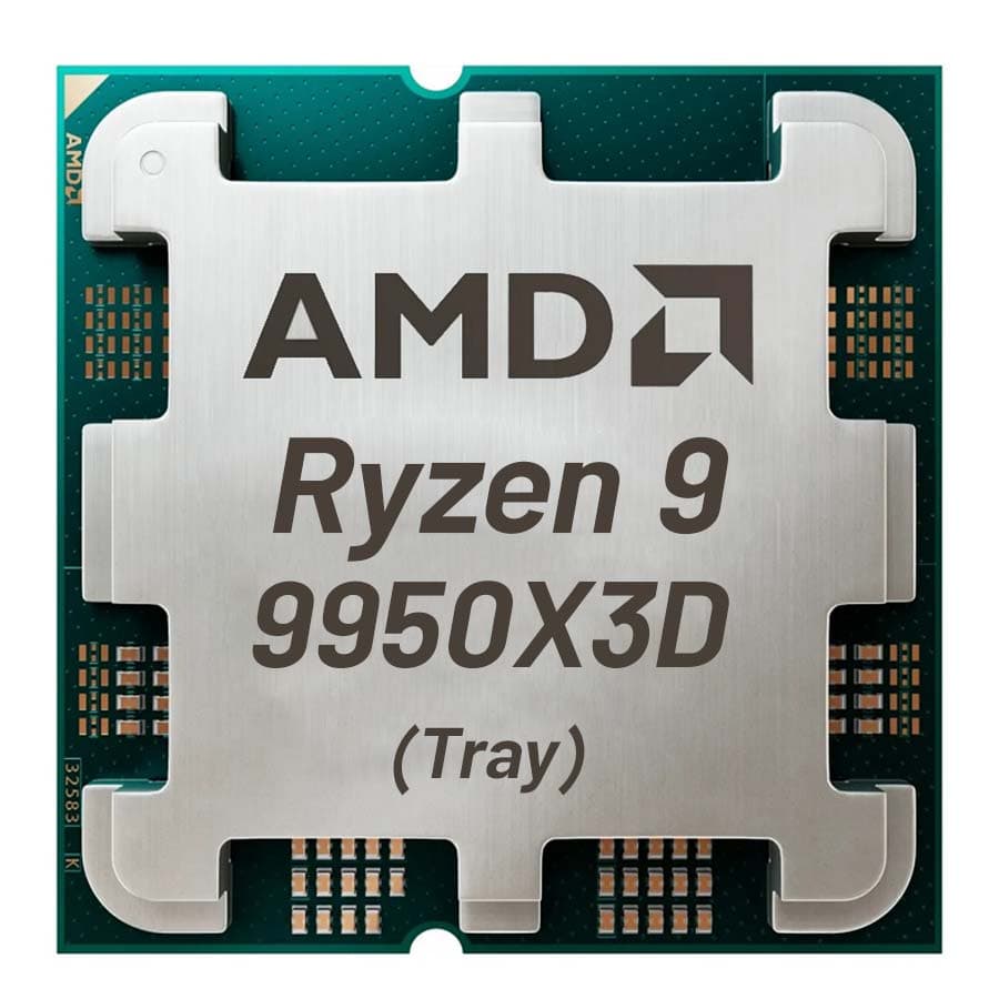 سی پی یو بدون باکس ای ام دی مدل Ryzen 9 9950X3D
