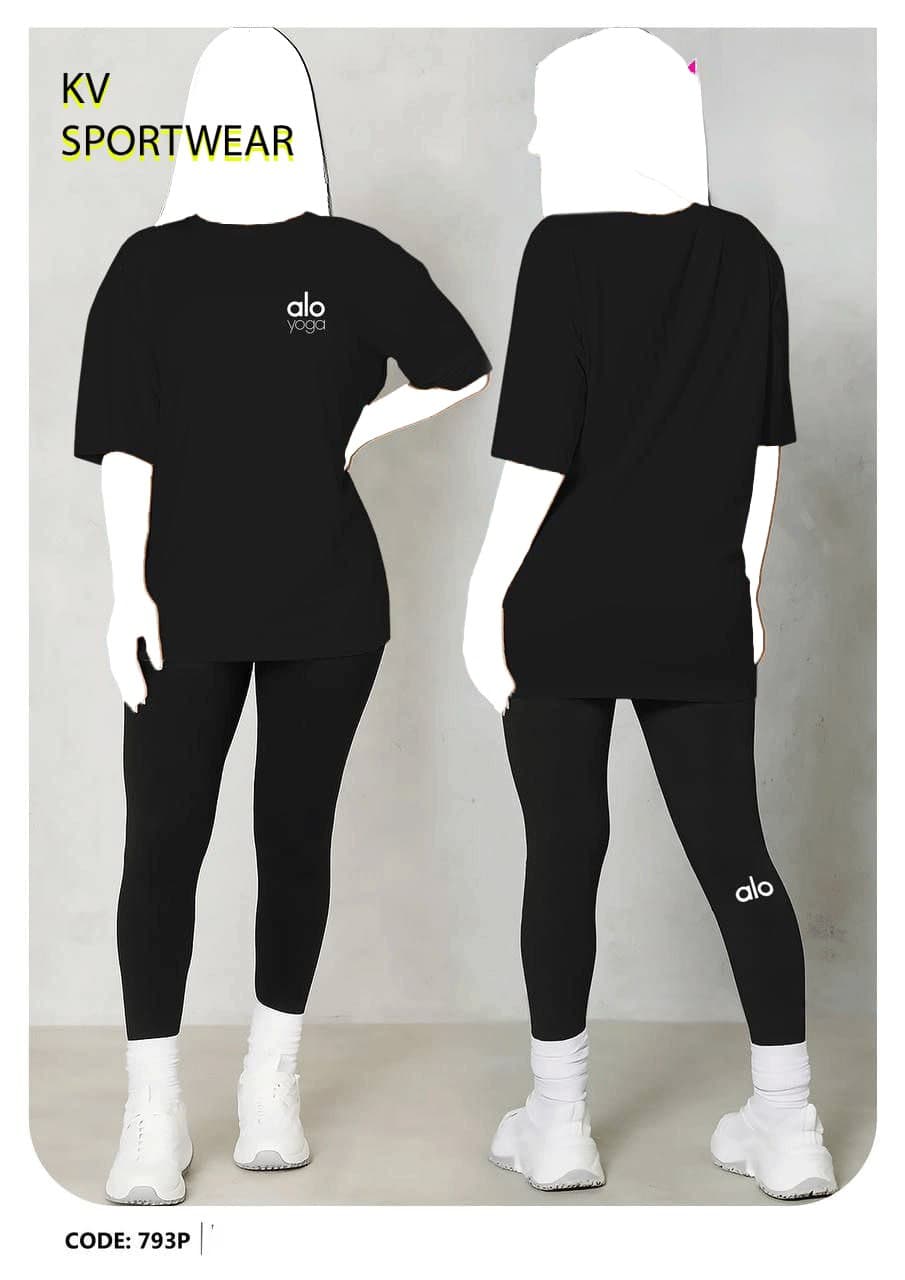 ست تیشرت لگ ورزشی زنانه alo کد 005