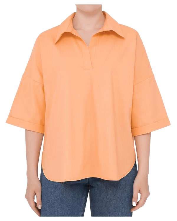 تونیک زنانه نارنجی تولیکا Tulika کد 33099