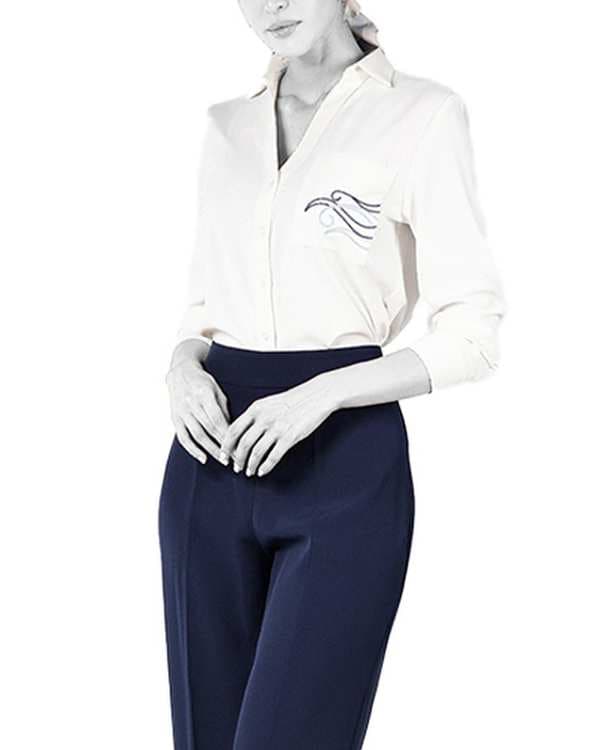 شومیز زنانه سفید تولیکا Tulika کد 33073