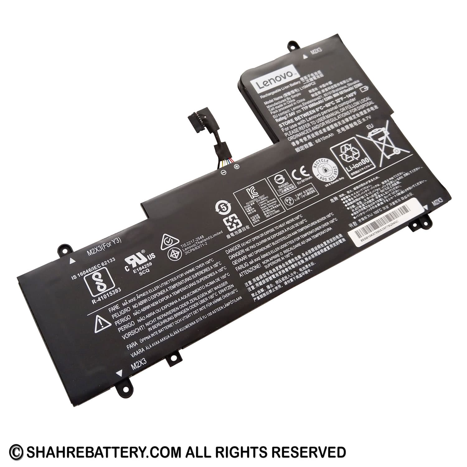 باتری اورجینال لپ تاپ لنوو Lenovo Yoga 710-15IKB 710-15ISK L15L4PC2