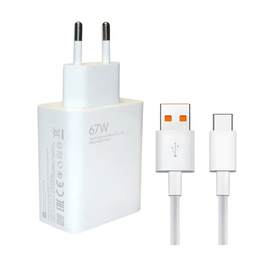 آداپتور 67 وات شیائومی به همراه کابل