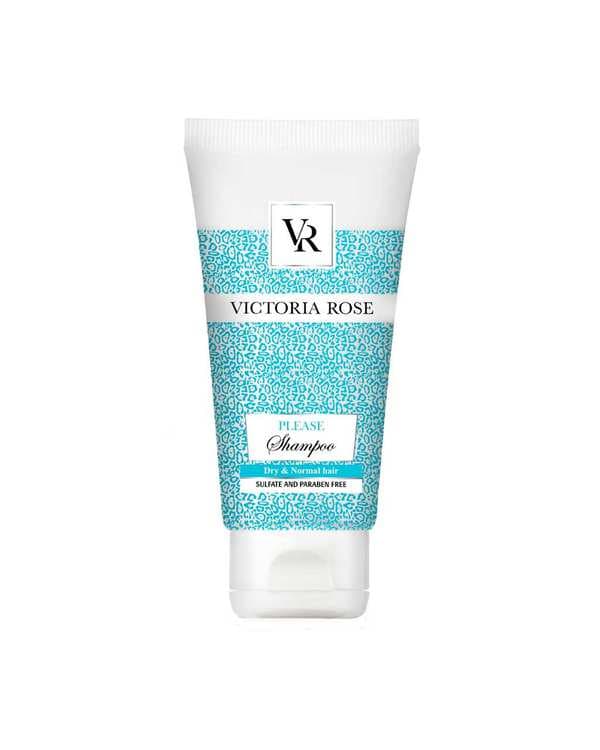 شامپو بدون سولفات موهای خشک و نرمال ویکتوریا رز Victoria Rose مدل پلیز Please حجم 250ml