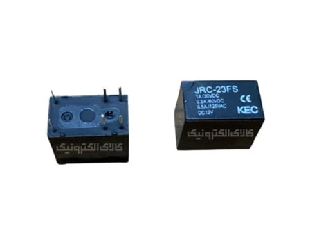 رله مینیاتوری 12 ولت 1 کنتاکت 1 آمپر KEC | JRC-23FS-12VDC