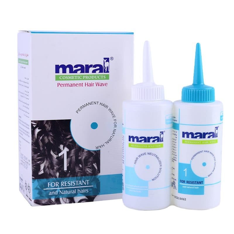 مواد فرکننده مارال مخصوص موهای مقاوم و طبیعی کد 1