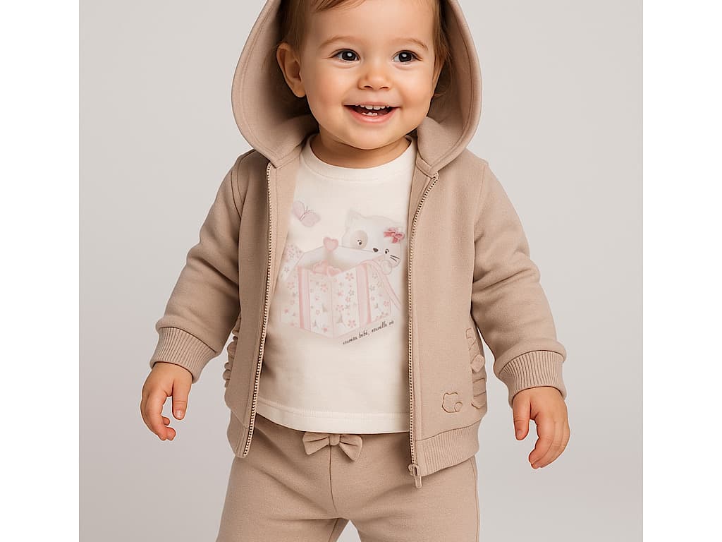 ست سه تکه سویشرت، بلوز آستین بلند و شلوار داخل کرکی طرح shadan برند پاپو PAPO