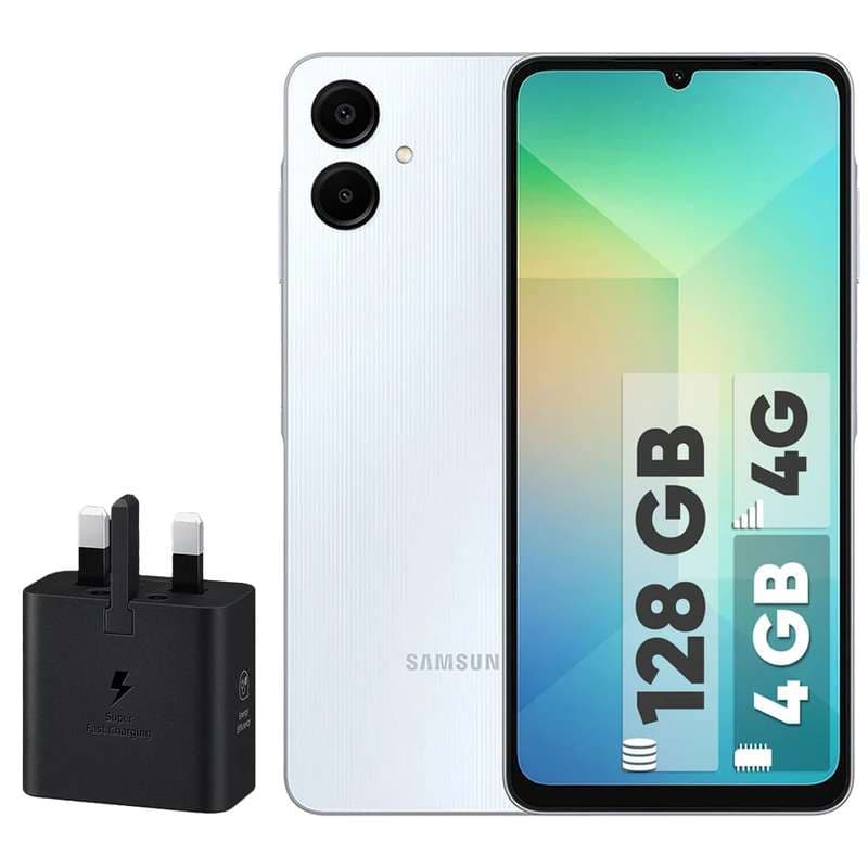 گوشی موبایل سامسونگ مدل Galaxy A06 دو سیم کارت ظرفیت 128 گیگابایت و رم 4 گیگابایت - رنگ مشکی
