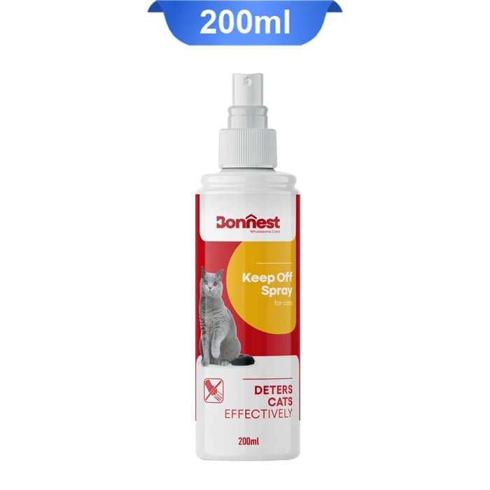 اسپری بازدارنده گربه بونست با رایحه لیمو شیرین حجم 200 میلی لیتر