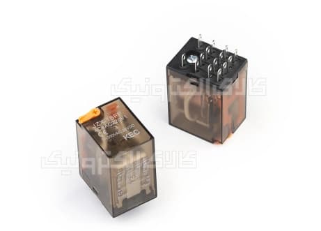 رله ایزومی پایه سوکتی 220 ولت 4 کنتاکت 5 آمپر KEC | JZX-18FF-220VAC