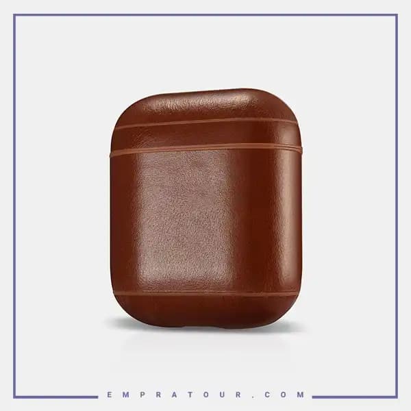 کاور ایرپاد 1/2 چرم ایکارر ICARER Air Pods Protective Leather Case IAP018