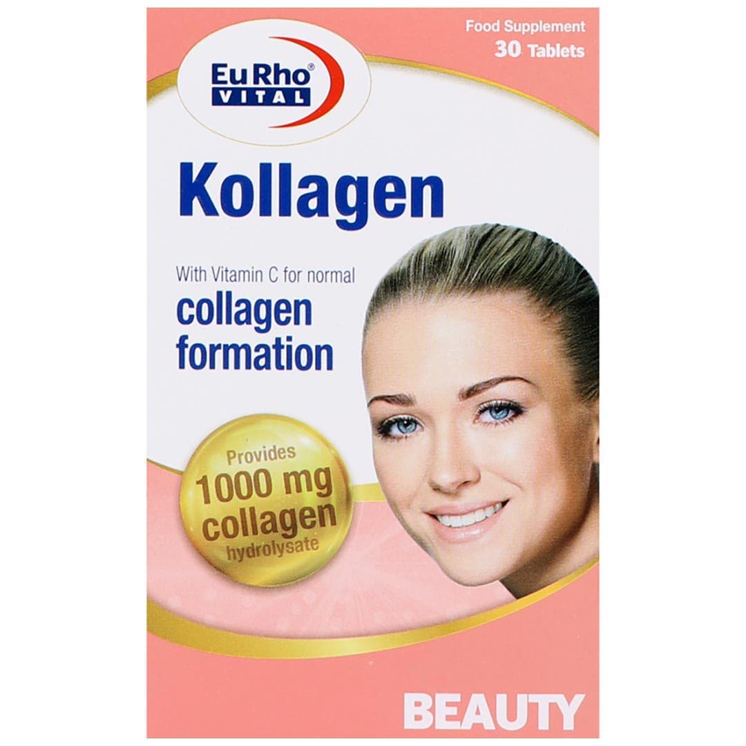 کلاژن بیوتی قرص خوراکی 1000 میلی گرم 30 عددی یوروویتال