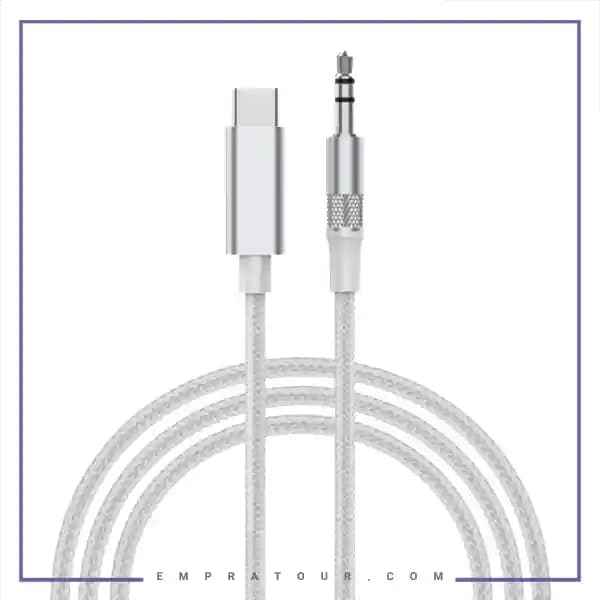 کابل تبدیل تایپ سی به جک 3.5 میلیمتری 2 متر الدینیو Ldnio Type-C To 3.5MM Audio Cable LS-Y82C