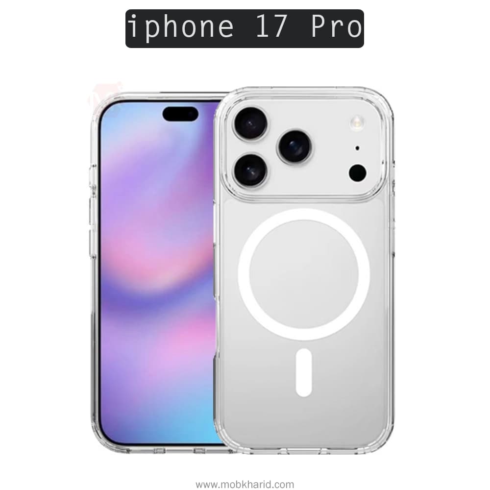 قاب محافظ Hybrid Clear Magsafe Case | iphone 17 Pro
