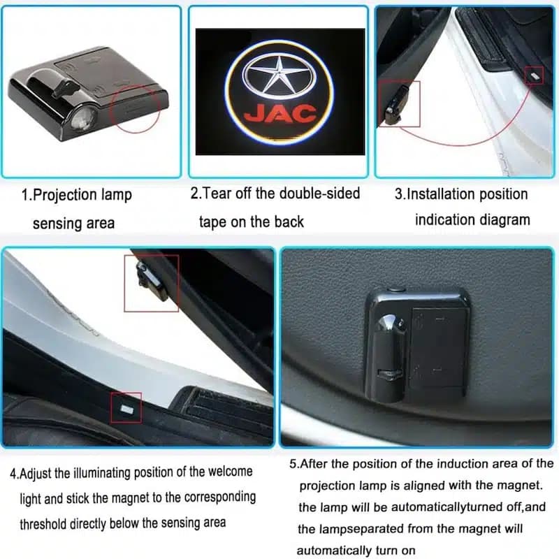 ولکام لایت چسبی وایرلس کربن جک