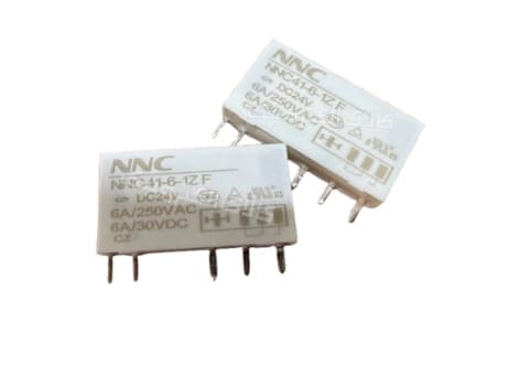 رله پی ال سی 24 ولت 1 کنتاکت 6 آمپر NNC | NNC41-6-1Z F-24VDC