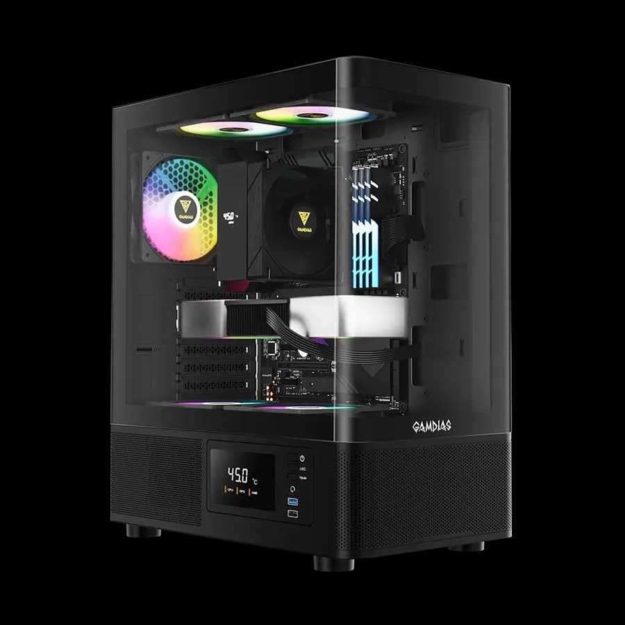 کیس گیمینگ گیم دیاس Gamdias ATLAS E2 CG WH