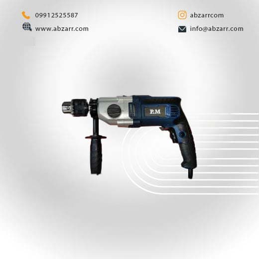 دریل 16 گیربکسی دو سرعته چکشی 1100 وات آنکور مدل E.15 p.m (( اقساط یک ساله ))