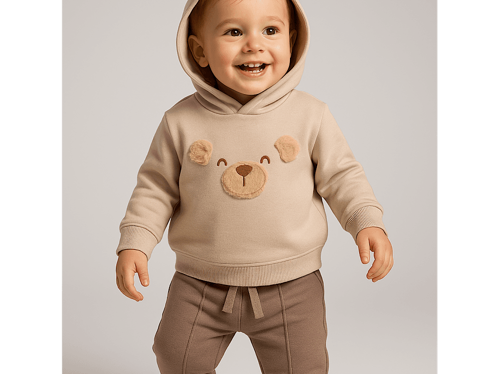 هودی و شلوار توکرکی نوزادی طرح Migel برند پاپو papo