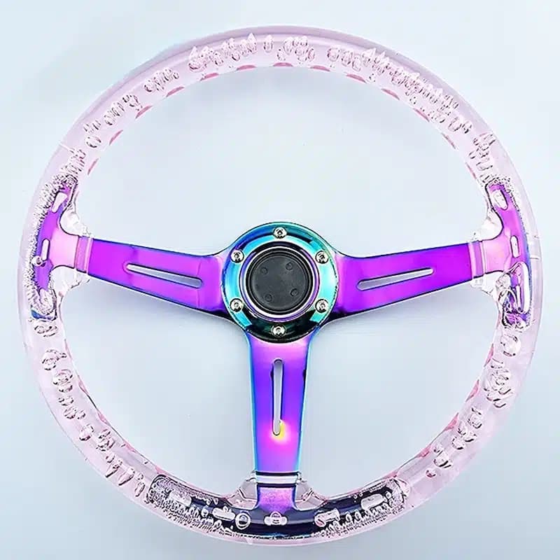 فرمان اسپرت کریستالی اکریلیک صورتی MOMO