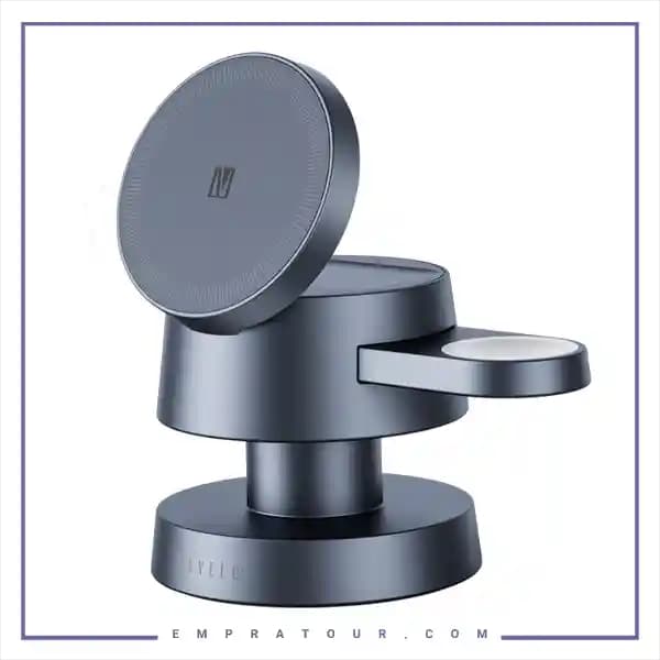 شارژر وایرلس رومیزی 4 کاره لولو Levelo Luce 4in1 Wireless Charger LVL-LUCE