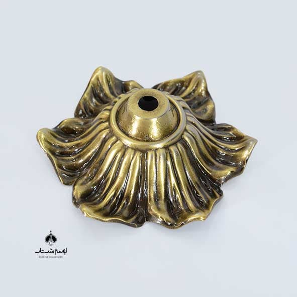 زنبق شب بو 12 سانت آلومینیومی دایکاست با آبکاری آنتیک چینی