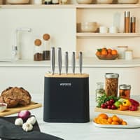 سرویس چاقو 6 پارچه استیل ژاپنی کاراجا سامورایی