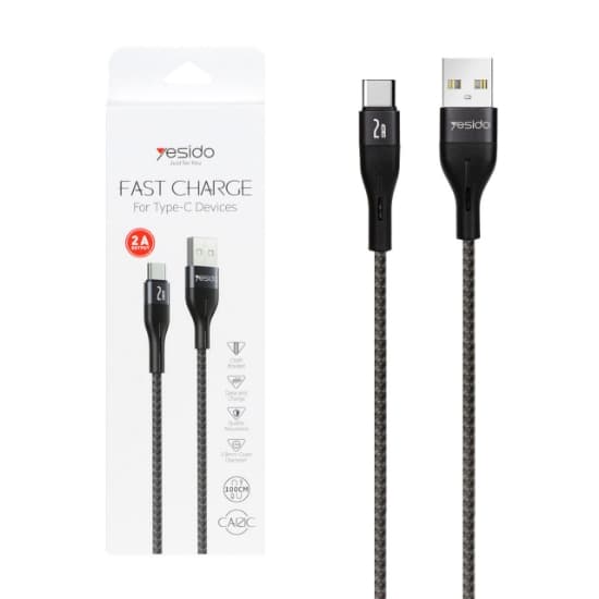 کابل تبدیل USB به USB-C یسیدو مدل CA121C طول 1 متر