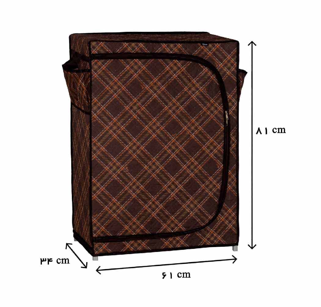 کمد جاكفشي پارچه ای 4 طبقه {Hometex}