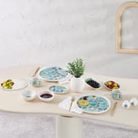 سرویس صبحانه خوری 34 پارچه 6 نفره کاراجا Streamline Turquesa