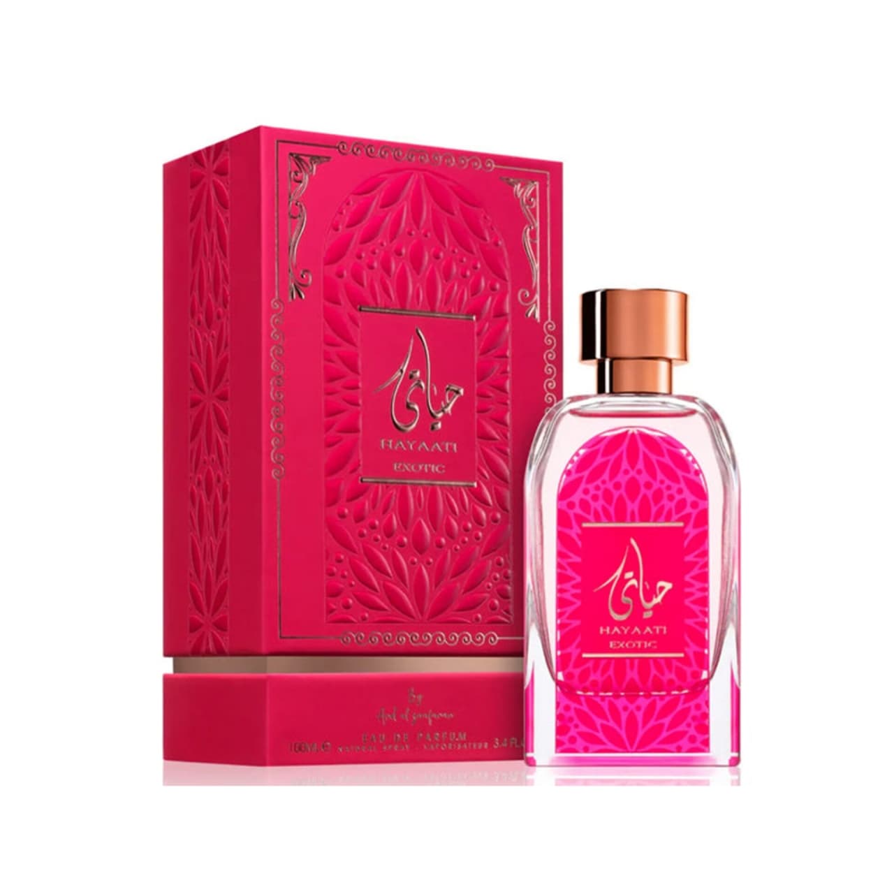 ادکلن زنانه ارض الزعفران مدل حیاتی اگزوتیک حجم ۱۰۰ میل