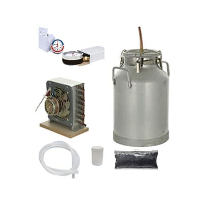 دستگاه تقطیر و عرق گیری 40 لیتر با خنک کننده برقی