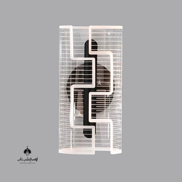 pnc دیوارکوب مدرن ال ای دی 8001 مشکی