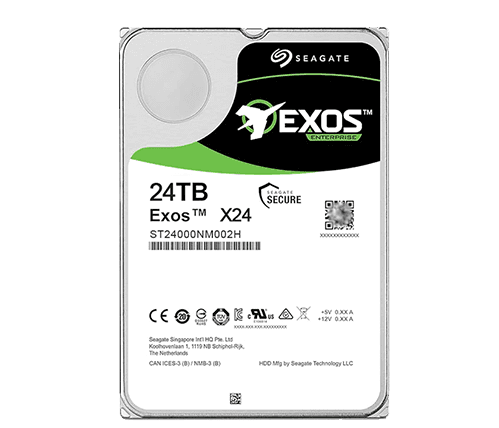 هارد سرور سیگیت SATA مدل Seagate EXOS ST24000NM002H ظرفیت 24 ترابایت