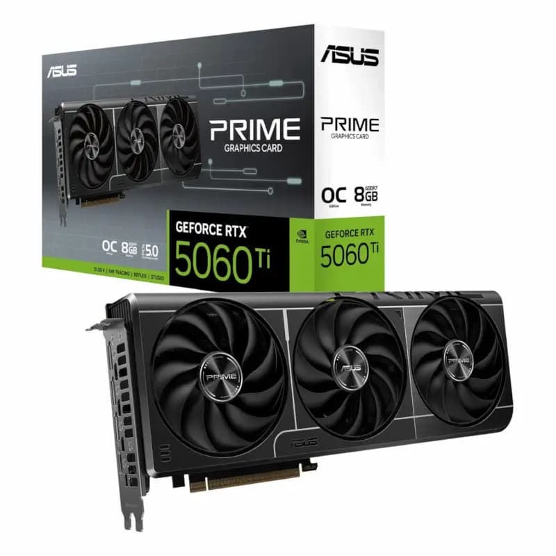 کارت گرافیک ایسوس مدل Prime GeForce RTX 5060 Ti 8GB GDDR7