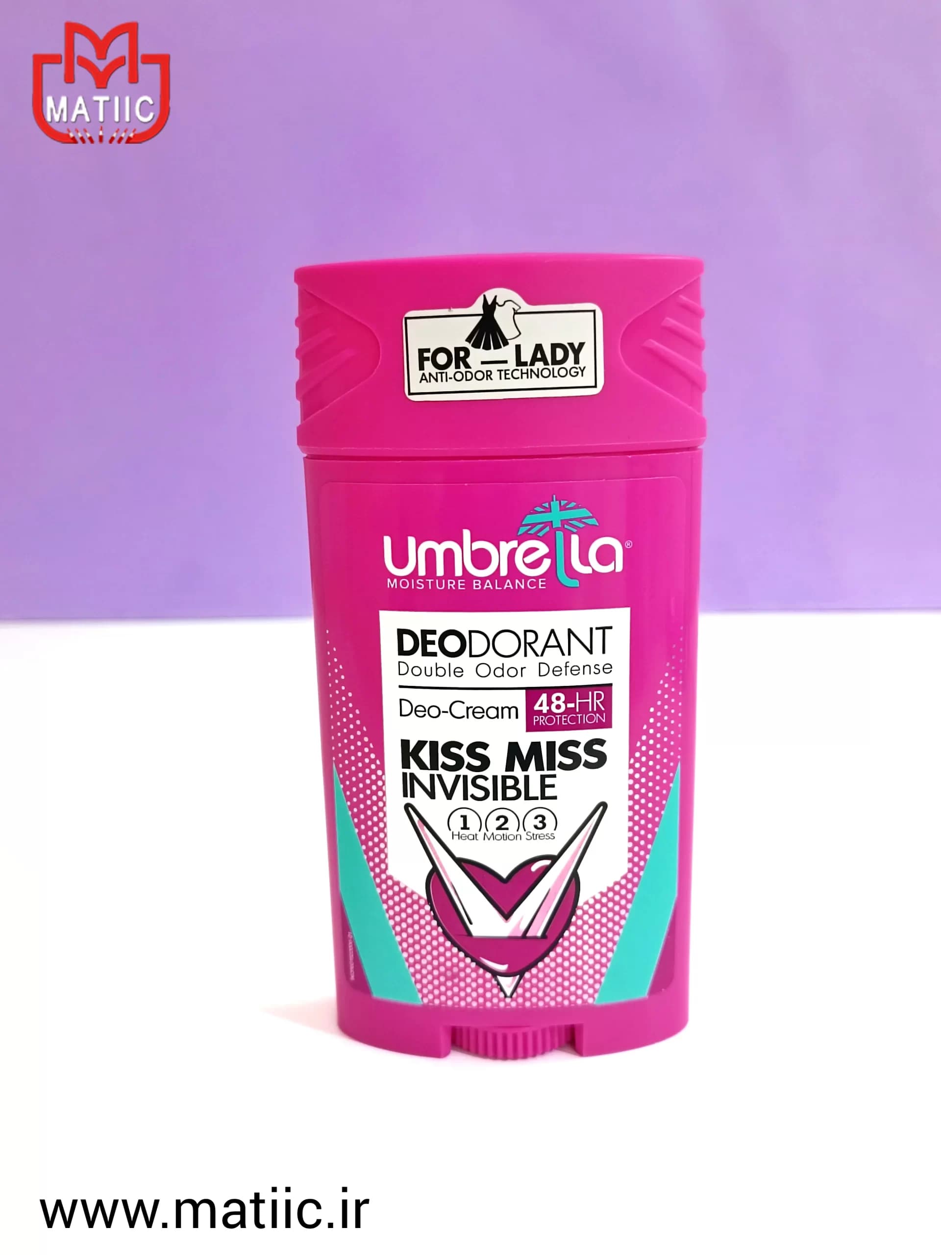 استیک ضد تعریق زنانه آمبرلا مدل Kiss Miss حجم 90 میلی لیتر