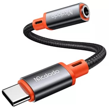 کابل تایپ سی به جک 3.5 میلی متری مک دودو مدل CA-7561 طول 0.1 متر