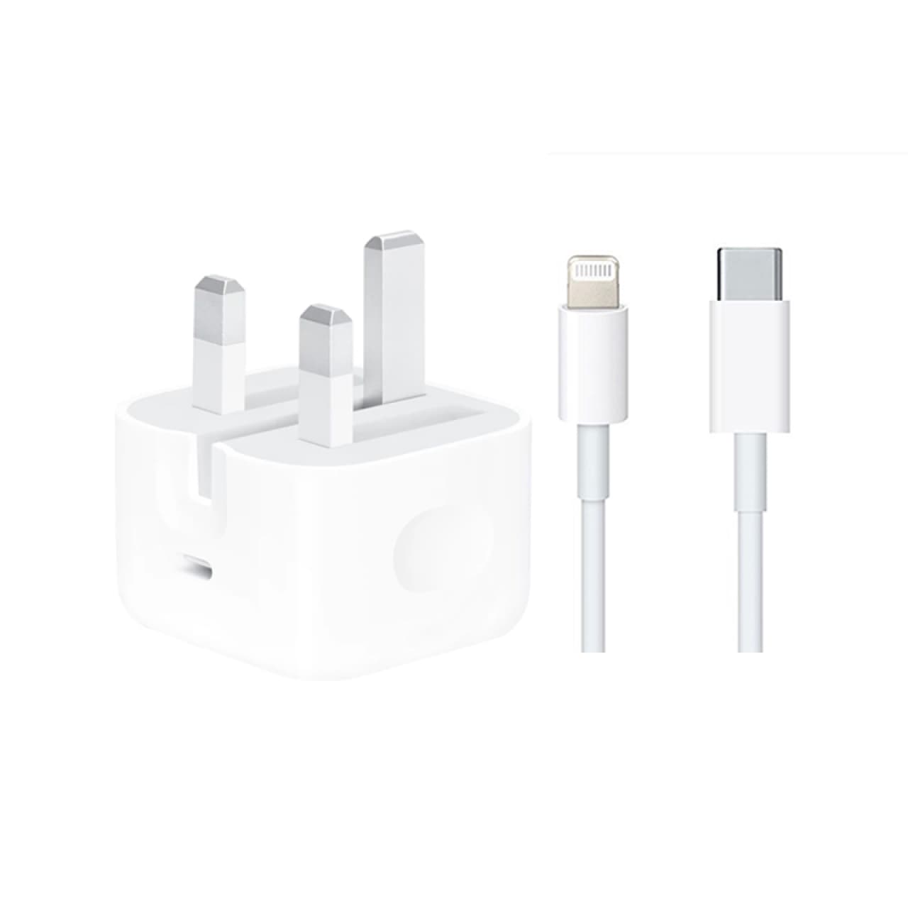 شارژر دیواری 20 وات اپل مدل B/A به همراه کابل لایتنینگ