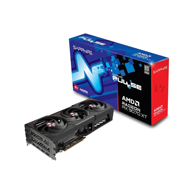کارت گرافیک سافایر مدل Pulse Radeon RX 9070 XT 16GB