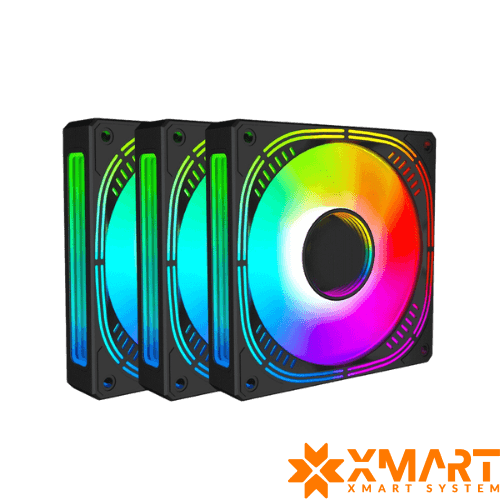 فن کیس لاجیکی سه عددی مدل LOGIKEY LK-F324B ARGB 3*1