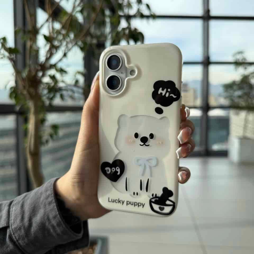 قاب آیفون Hi lucky puppy