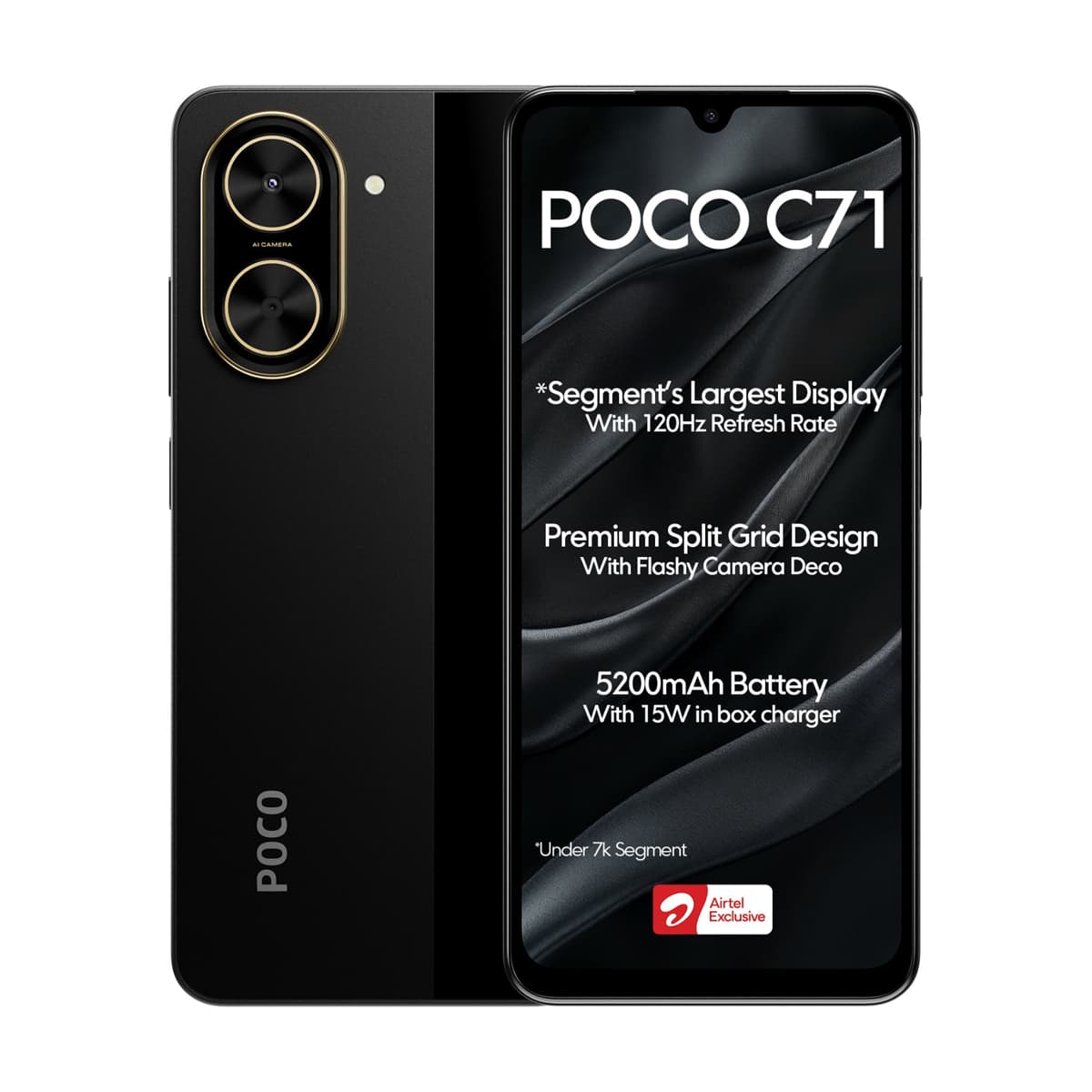 گوشی موبایل شیائومی مدل Poco C71 ظرفیت 128 گیگابایت رم 4 گیگابایت