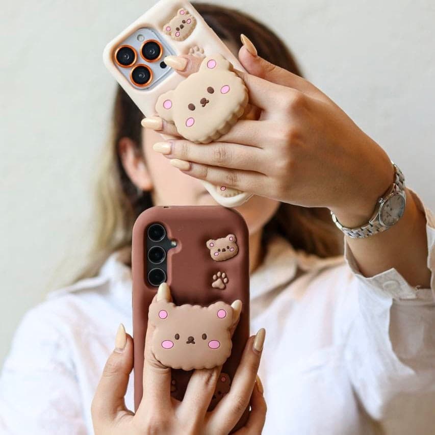 قاب خرس بیسکویتی استندشو سامسونگ و شیائومی