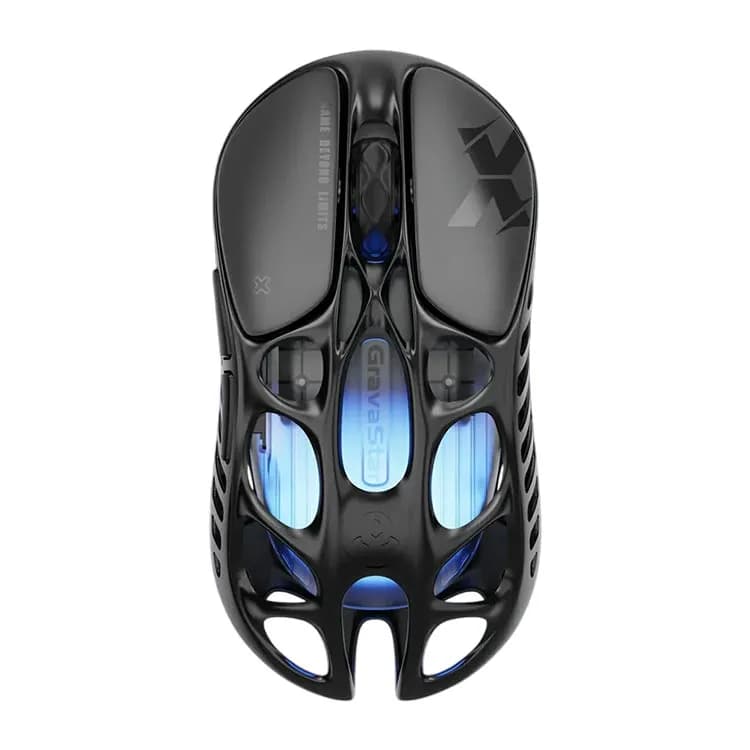 ماوس بی سیم گیمینگ گراواستار GravaStar Mercury X Wireless - نقره ای